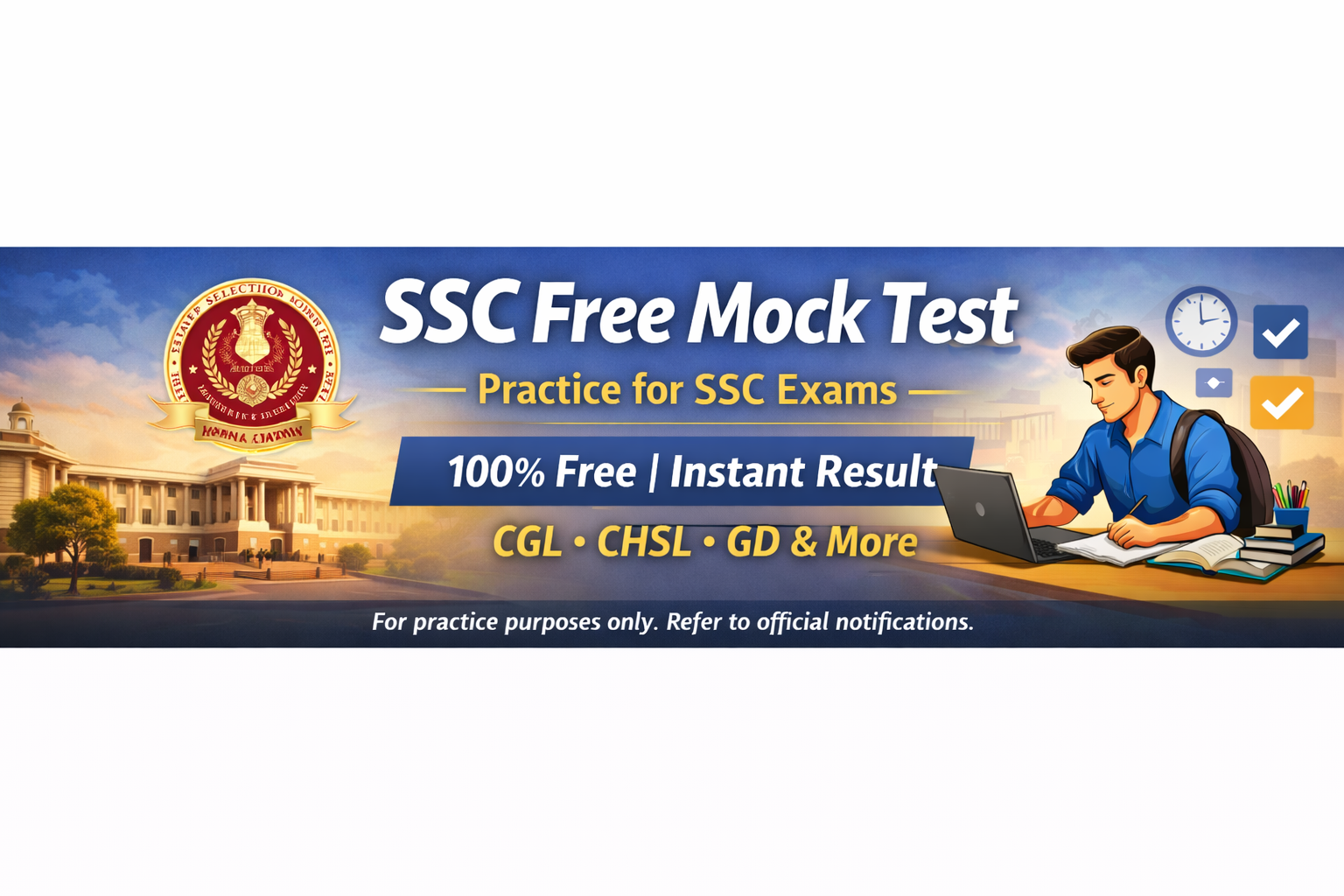 SSC GGL Mock Test 2026